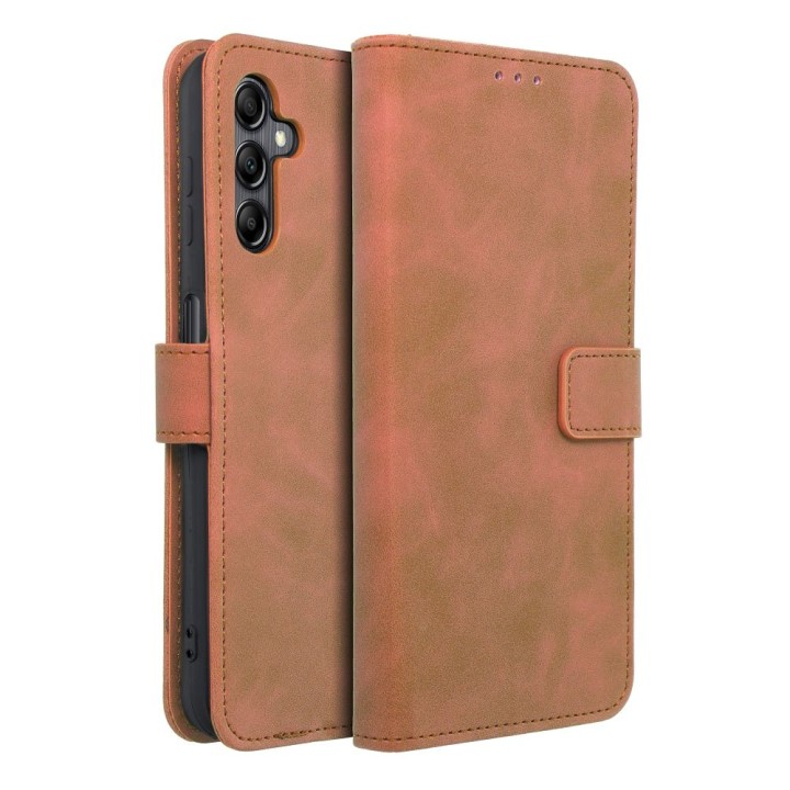 Flip case for Samsung A14 4G / A14 5G Tender Book brown