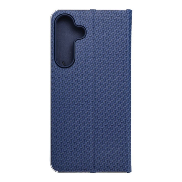 Чохол з клапаном для Samsung S25 FE Luna Book Carbon синій