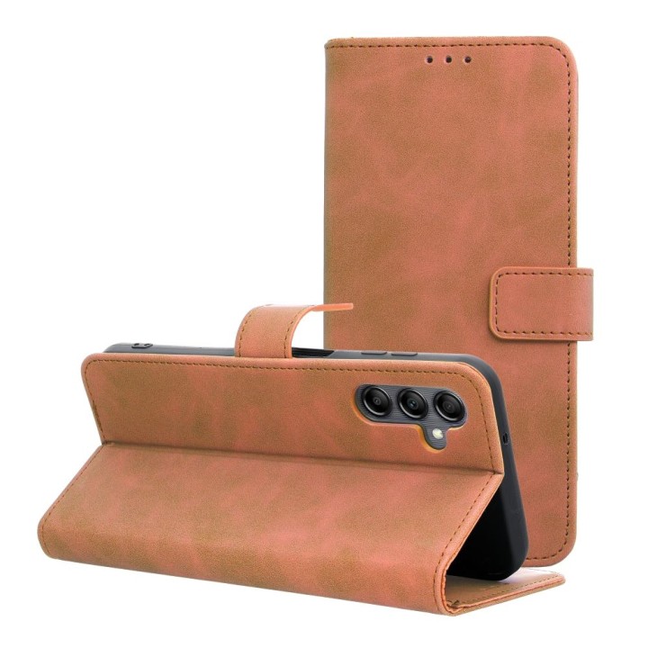 Flip case for Samsung A14 4G / A14 5G Tender Book brown