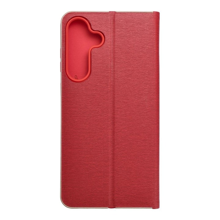 Чохол з клапаном для Samsung S25 FE Luna Book Gold червоний