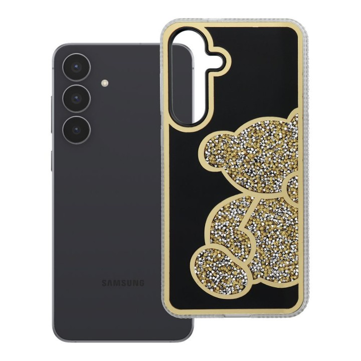 Case for Samsung S25 FE Teddy Bear gold