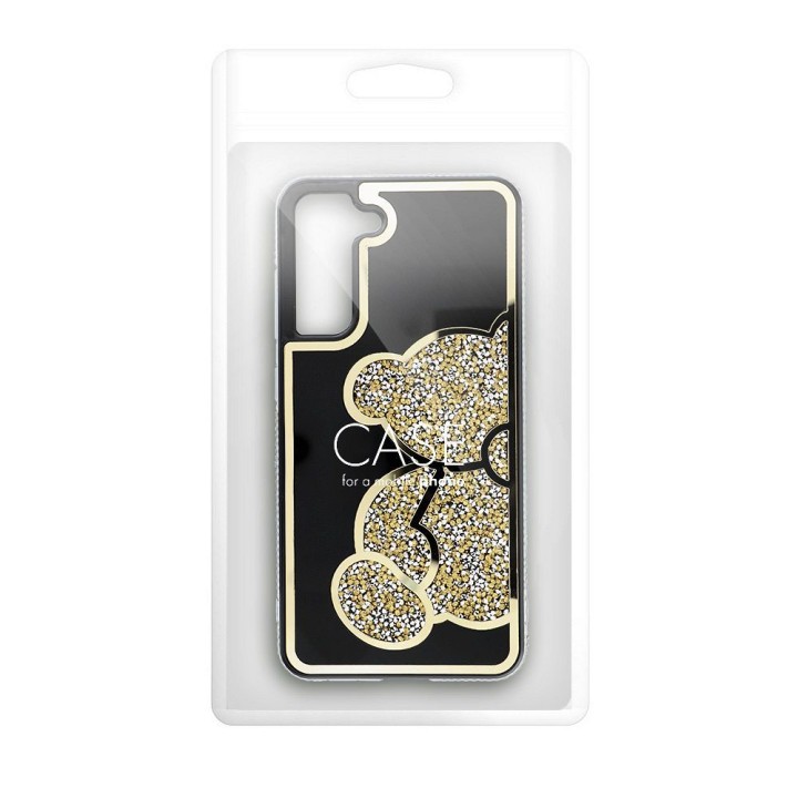 Etui na Samsung S25 FE Teddy Bear złote