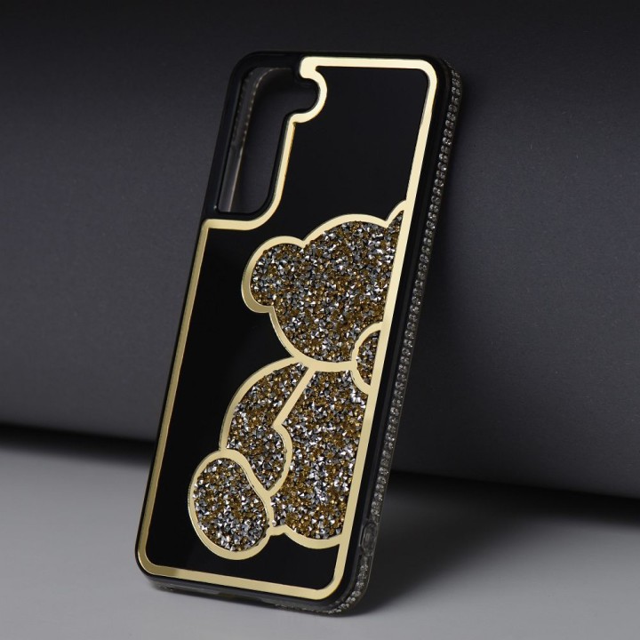 Case for Samsung S25 FE Teddy Bear gold