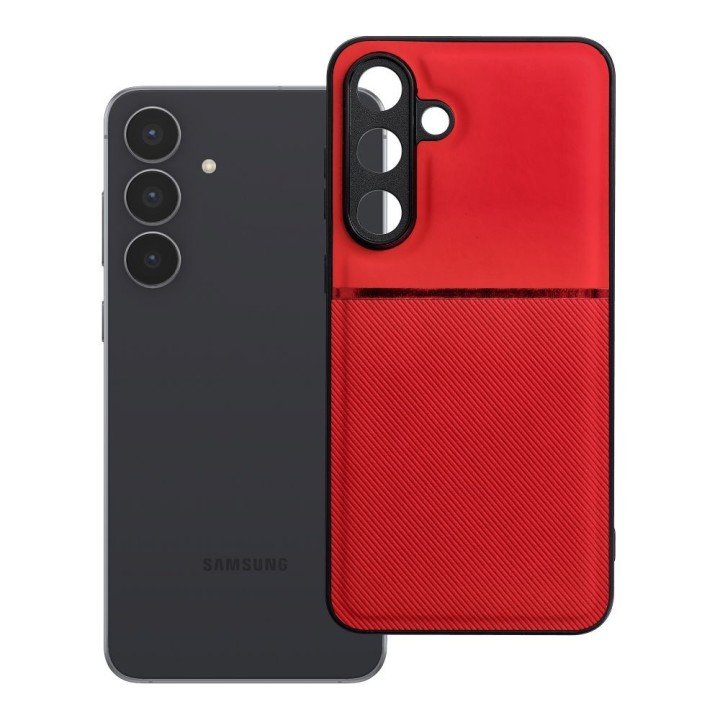 Чехол для Samsung S25 FE Noble красный