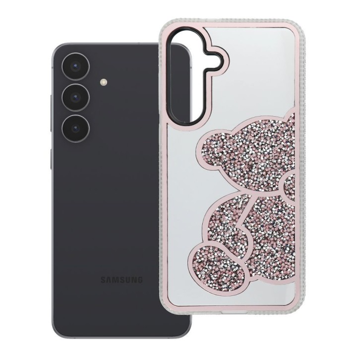 Futerał do Samsung S25 FE Teddy Bear różowy