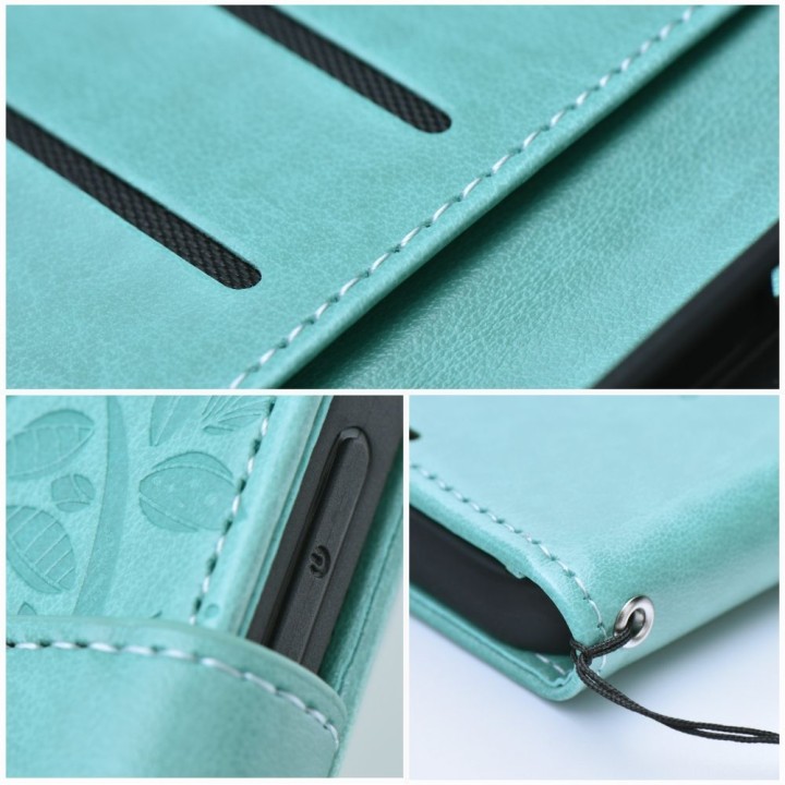 Flip case for Samsung A54 5G Mezzo Book tree green