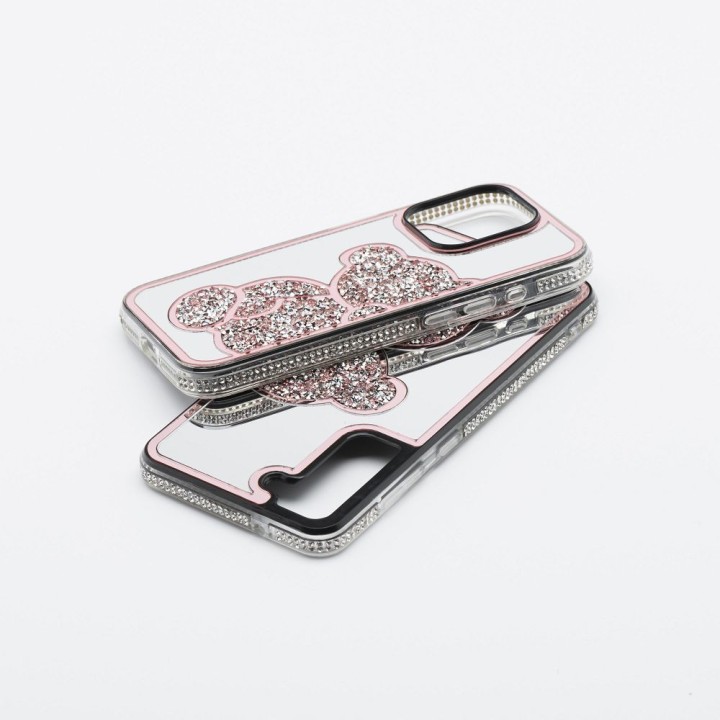 Чехол для Samsung S25 FE Teddy Bear розовый