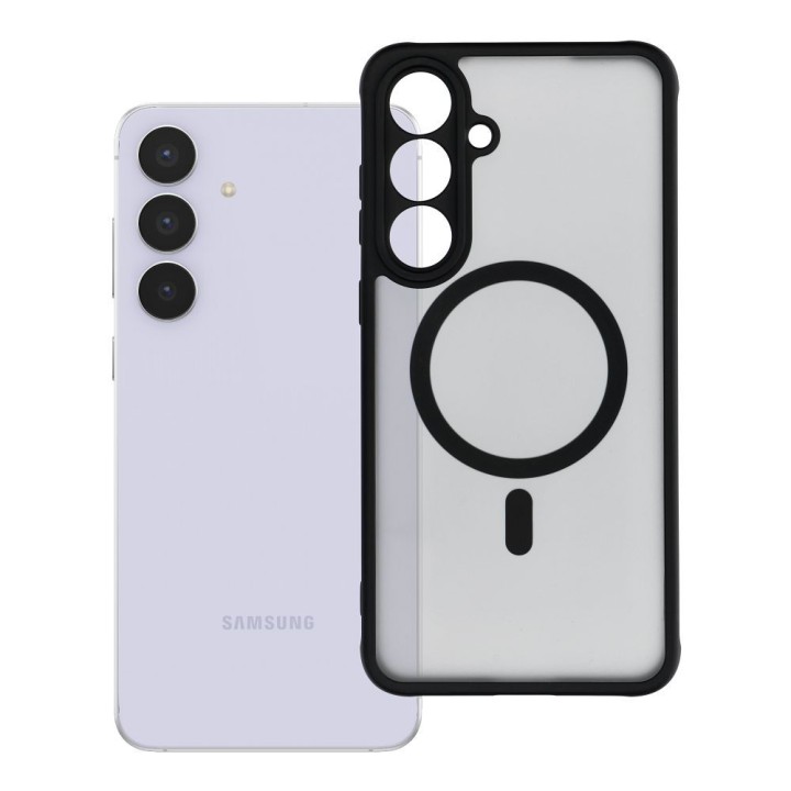 Etui na Samsung S25 FE Full Matte Mag Cover zgodne z MagSafe czarne