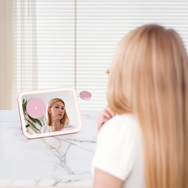 Forcell F-ENERGY Mag Mirror 3 in 1 15W wireless charger with compatible with Magsafe / Apple Watch / Samsung Watch / Airpods