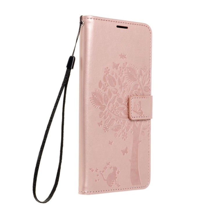 Flip case for Samsung A54 5G Mezzo Book tree rose gold
