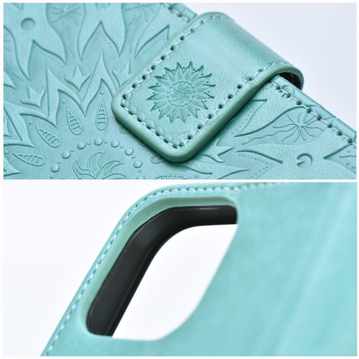 Чехол с клапаном для Samsung A54 5G Mezzo Book мандала зеленый
