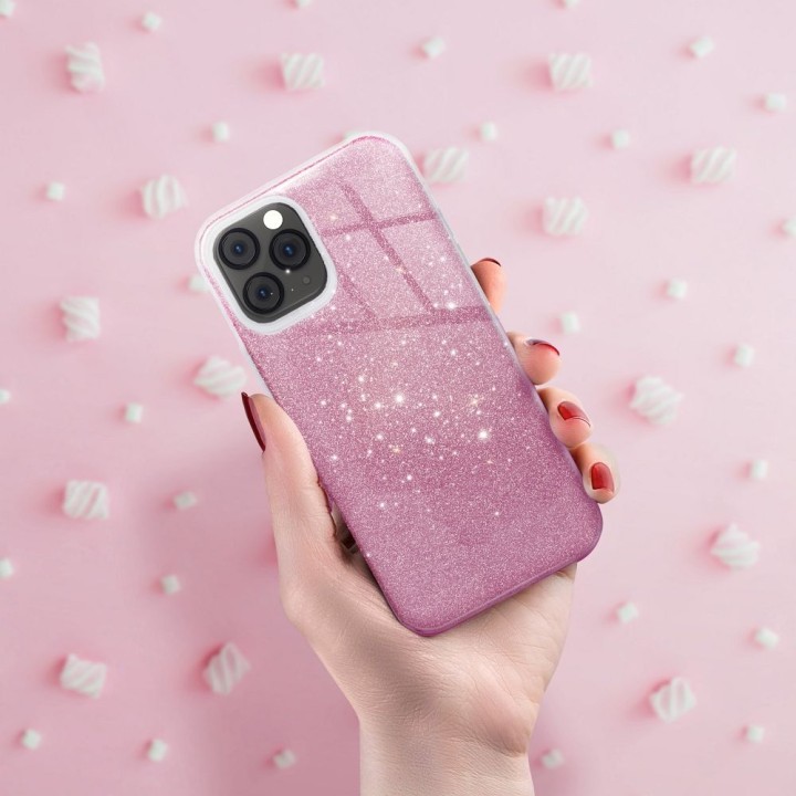 Чехол для Samsung S25 FE Shining розовый
