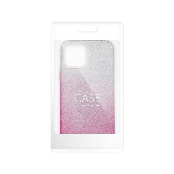 Чехол для Samsung S25 FE Shining прозрачный розовый