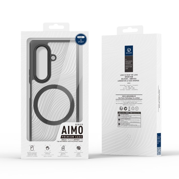 DUX DUCIS case AIMO MAG compatible with Magsafe for SAMSUNG Fold7 black