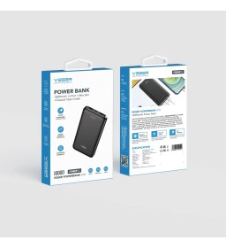 Bateria zewnętrzna (POWER BANK) VEGER A10 - 10 000mAh czarny (W1065)