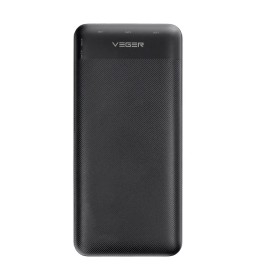 Зовнішній акумулятор (POWER BANK) VEGER L30 - 30 000mAh LCD Quick Charge PD 20W чорний (W3008PD)