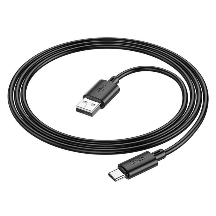 Кабель USB-A – USB-C Hoco 3A 1 m X88 черный