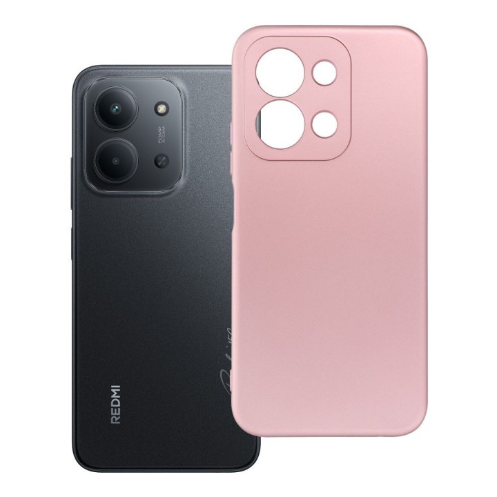 Чохол для Xiaomi Redmi 15C (173,16 x 81,07 x 8,2) Metallic рожевий