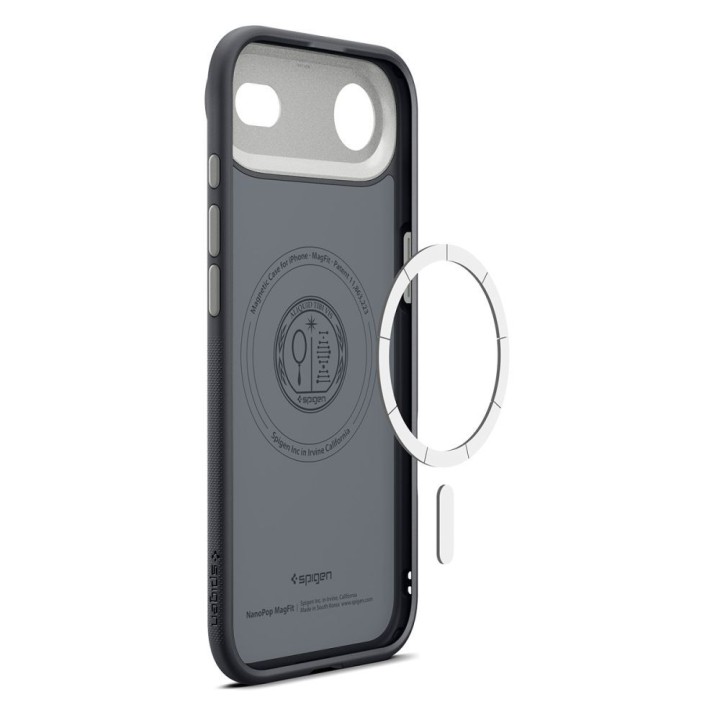 SPIGEN case NANO POP MAG compatible with Magsafe for IPHONE 17 Air black sesame