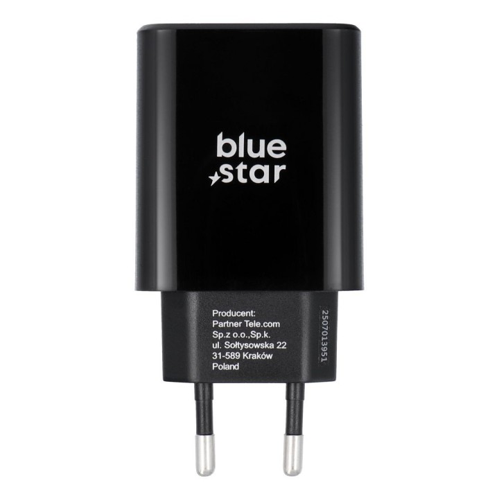 Wall charger for phone Blue Star USB C QC4.0 PD 3A 35W TFB-TC-35WPD black