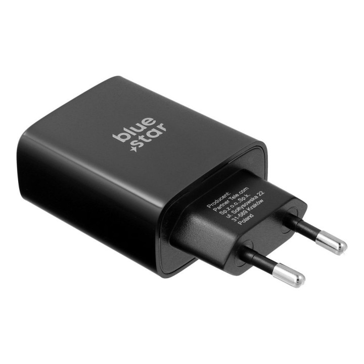 Мережевий зарядний пристрій для телефону Blue Star USB C QC4.0 PD 3A 35W TFB-TC-35WPD чорний