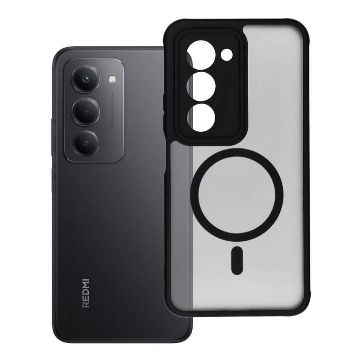 Чохол для Xiaomi Redmi 15 4G / 5G (171,1mm) Full Matte Mag Cover сумісний із MagSafe чорний