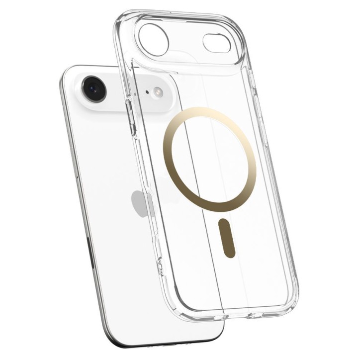 SPIGEN case ULTRA HYBRID MAG compatible with Magsafe for IPHONE 17 Air clear gold