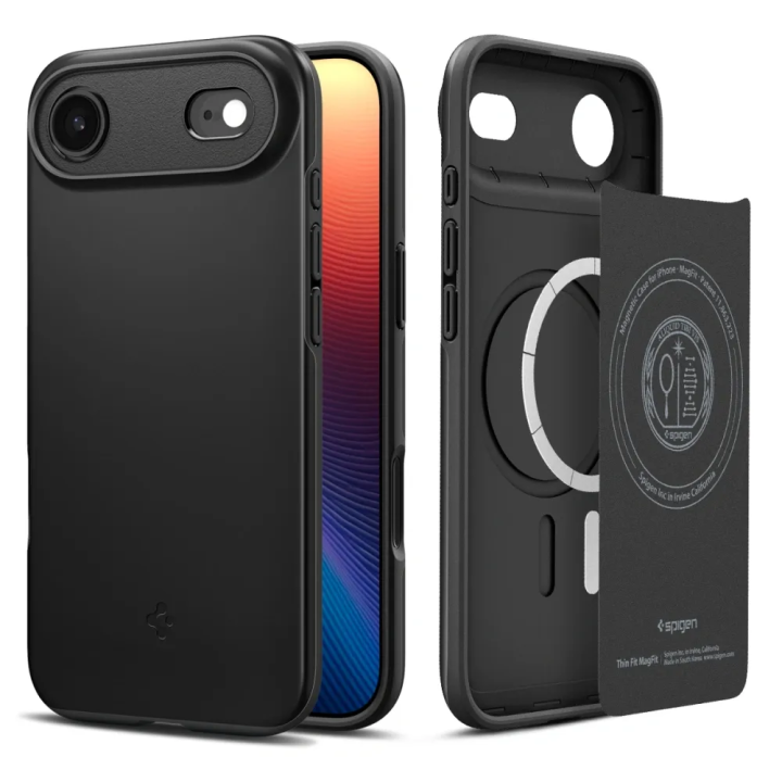 SPIGEN case THIN FIT MAG compatible with Magsafe for IPHONE 17 Air black