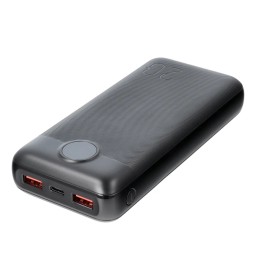 Зовнішній акумулятор (POWER BANK) VEGER L20S - 20 000mAh LCD Quick Charge PD 20W чорний (VP2039PD / W2039PD)