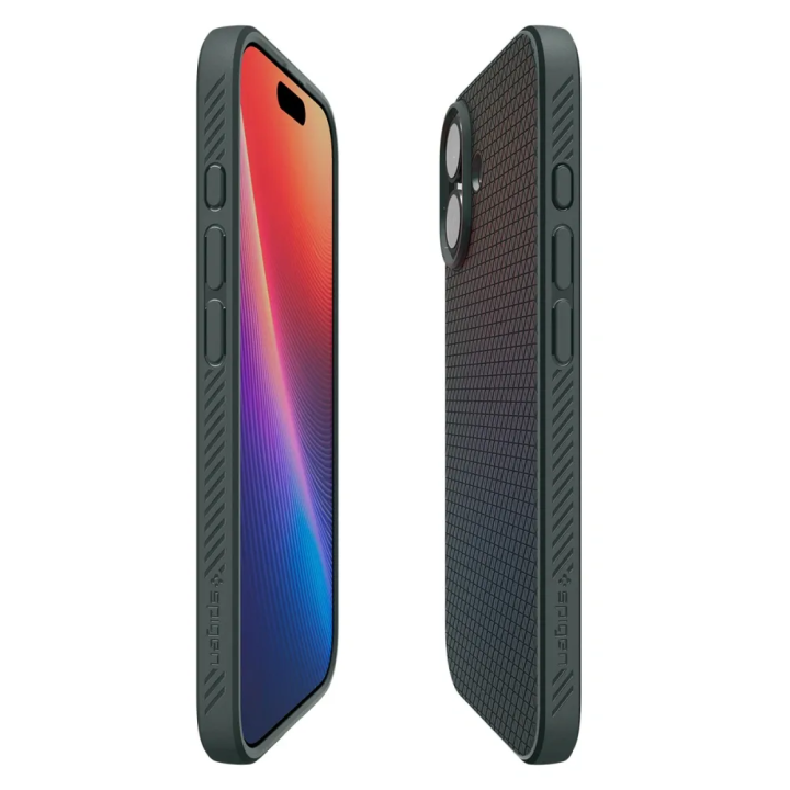 SPIGEN чехол LIQUID AIR для IPHONE 17 abbys green