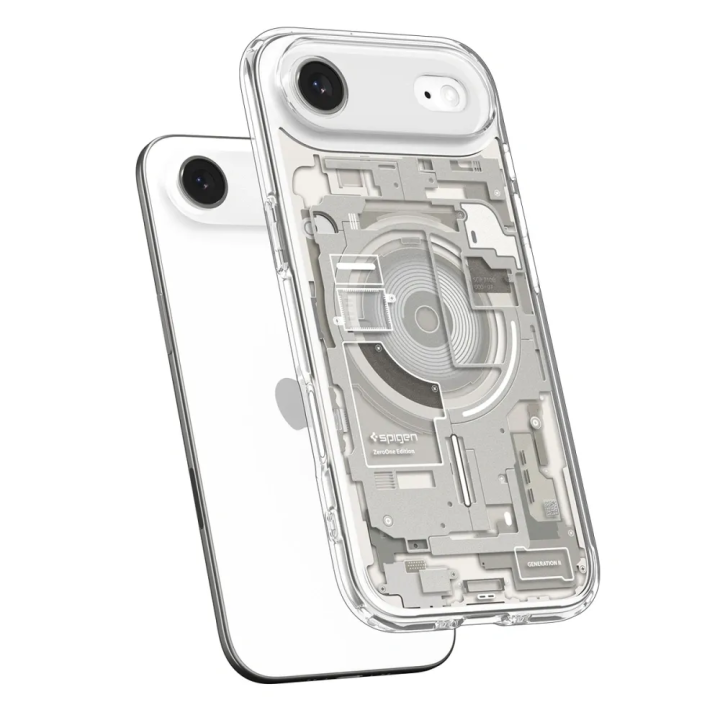 SPIGEN чехол ULTRA HYBRID MAG совместимый с Magsafe для IPHONE 17 Air zero one natural titanium