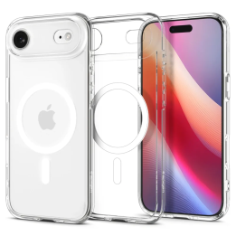 SPIGEN case ULTRA HYBRID MAG compatible with Magsafe for IPHONE 17 Air clear white