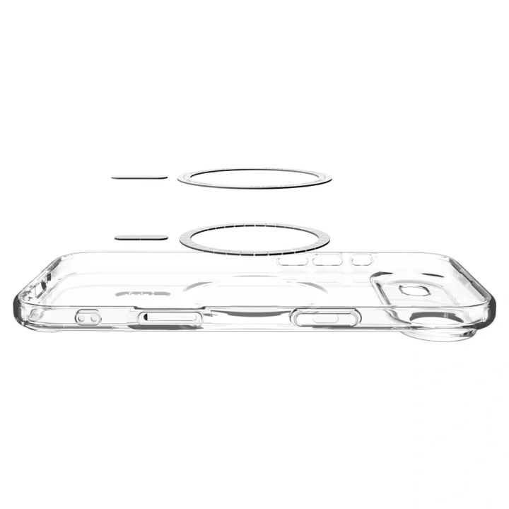 SPIGEN case ULTRA HYBRID MAG compatible with Magsafe for IPHONE 17 Air clear white