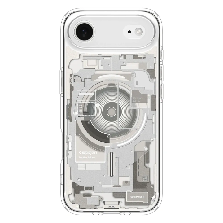 SPIGEN case ULTRA HYBRID MAG compatible with Magsafe for IPHONE 17 Air zero one natural titanium