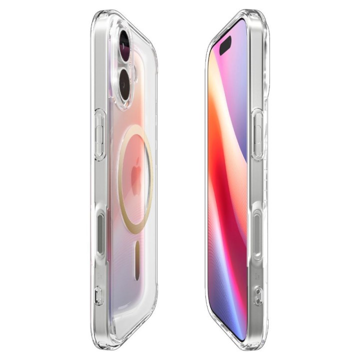 SPIGEN чохол ULTRA HYBRID MAG сумісний з MagSafe для IPHONE 17 прозоро-золотий
