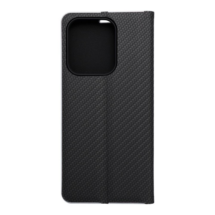 Flip case for Xiaomi Redmi 15C (173,16 x 81,07 x 8,2) Luna Book Carbon black