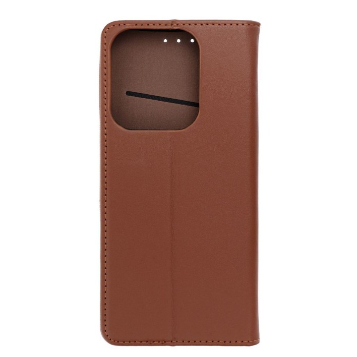 Flip case for Xiaomi Redmi 15C (173,16 x 81,07 x 8,2) Smart Pro Book leather brown