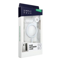 ROAR чохол SLIM DEFENDER сумісний з Magsafe для IPHONE 15 Pro прозорий