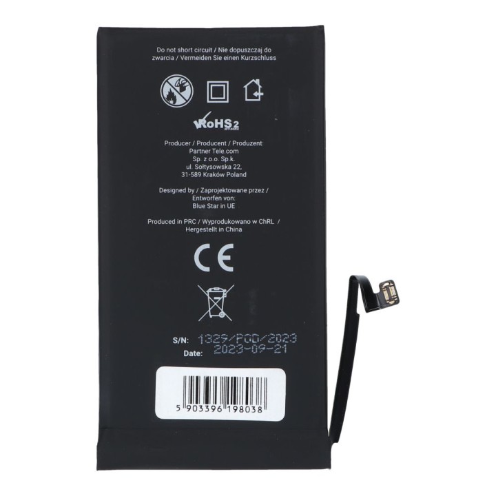 Акумулятор для iPhone 12 / 12 PRO 2815 mAh Blue Star HQ