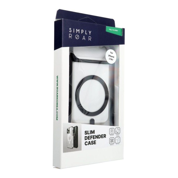 ROAR чехол SLIM DEFENDER совместимый с Magsafe для IPHONE 17 Air черный