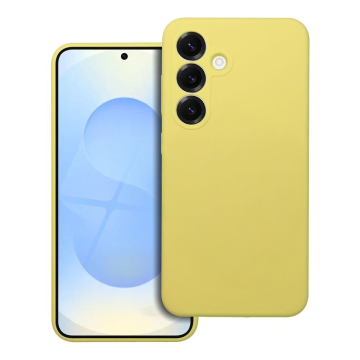 Etui na Honor X6C Silicone 2mm (camera protection) zółte