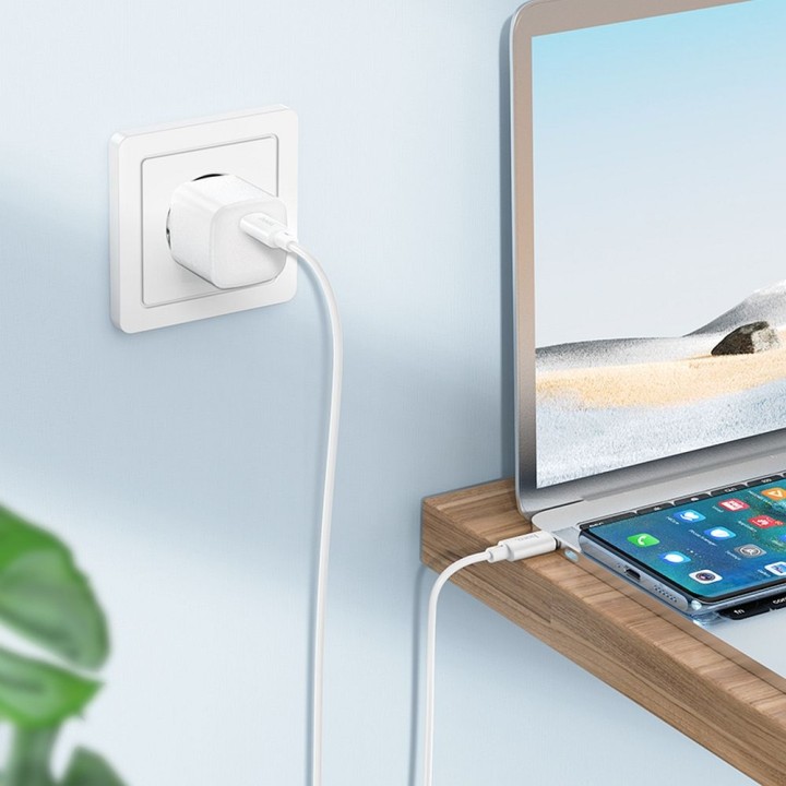 Кабель USB-C – USB-C Hoco PD 3A 60W 1 m X88 білий