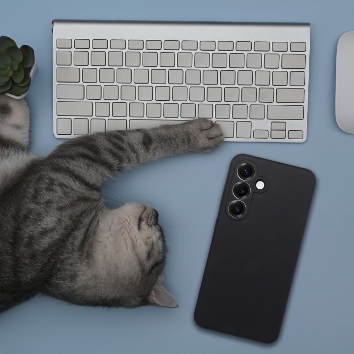 Case for Motorola E15 Silicone 2mm (camera protection) black