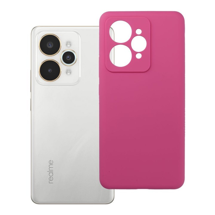 Чохол для Realme 15 / 15 PRO Silicone 2mm (camera protection) рожевий