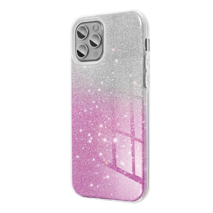 Etui na Xiaomi Redmi 15 4G / 15 5G Shining transparentne różowe