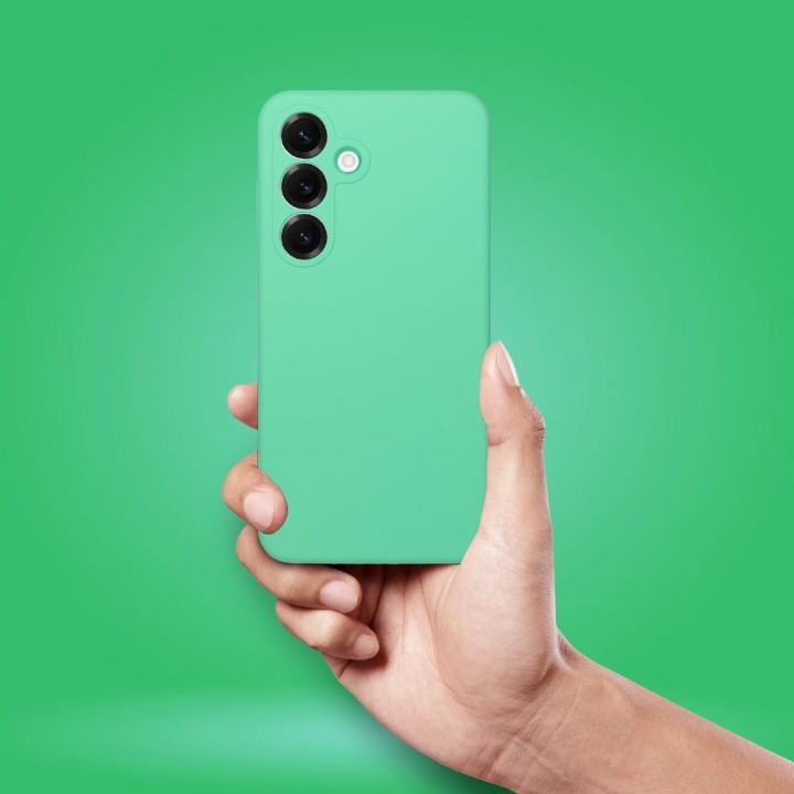 Etui na Motorola G56 5G Silicone 2mm (camera protection) miętowe