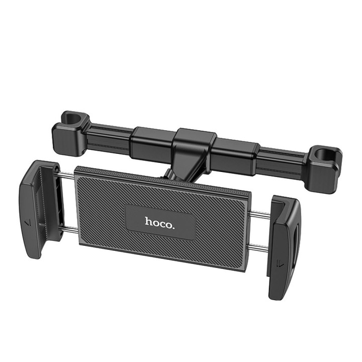 Universal car phone / tablet holder Hoco for headrest (4,7" - 12,9") CA121 black