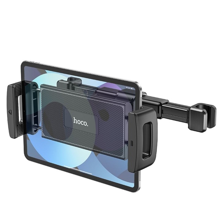 Phone holder / tablet for car universal Hoco for the headrest (4,7" - 12,9") CA121 black