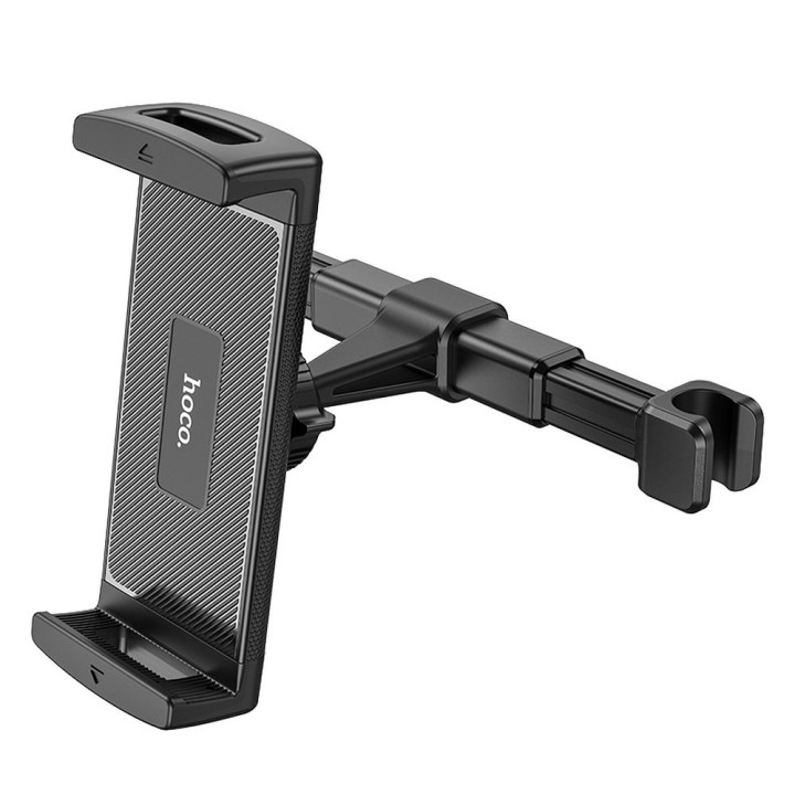 Universal car phone / tablet holder Hoco for headrest (4,7" - 12,9") CA121 black