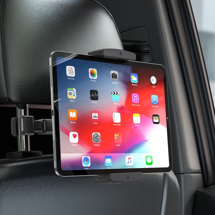 Phone holder / tablet for car universal Hoco for the headrest (4,7" - 12,9") CA121 black